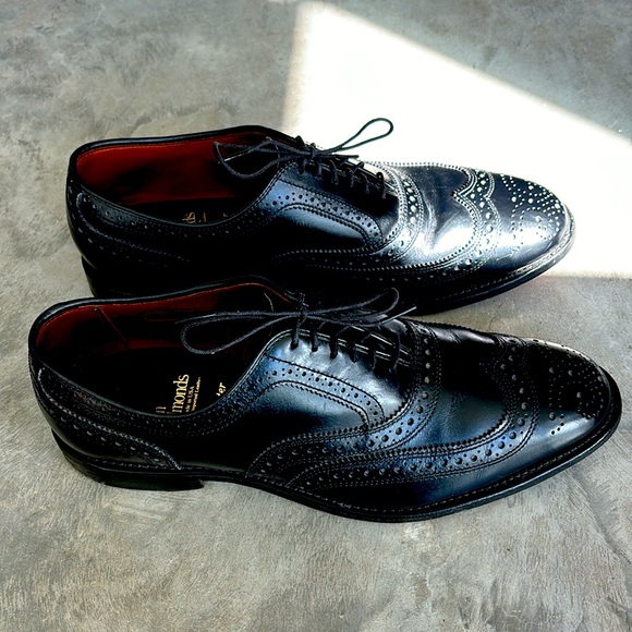 Allen Edmonds McAllister Wingtip Dress Shoes - Men’s Size 8 1/2 - Like New - Picture 2 of 7